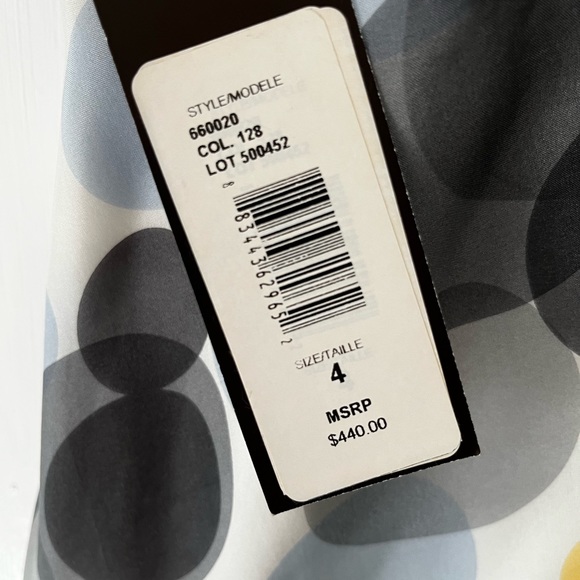 NWT Badgley Mischka Silk Dress - Picture 10 of 12